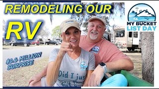 Adding a Closet in our RV and Sharing REMODELING Ideas! #RVFullTIme Ep 3.12
