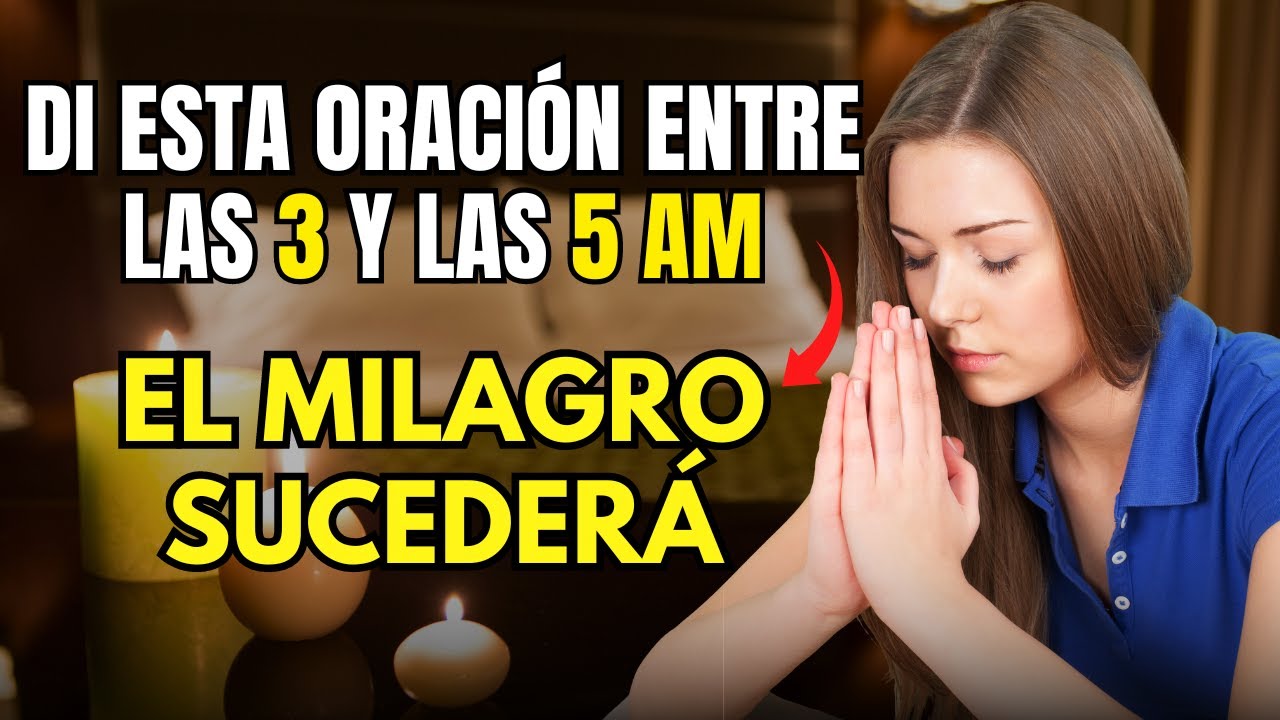 Si te despiertas entre las 3 y las 5 de la mañana, DI esta poderosa ...