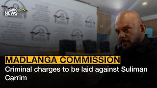 Madlanga Commission | Criminal charges to be laid against Suliman Carrim