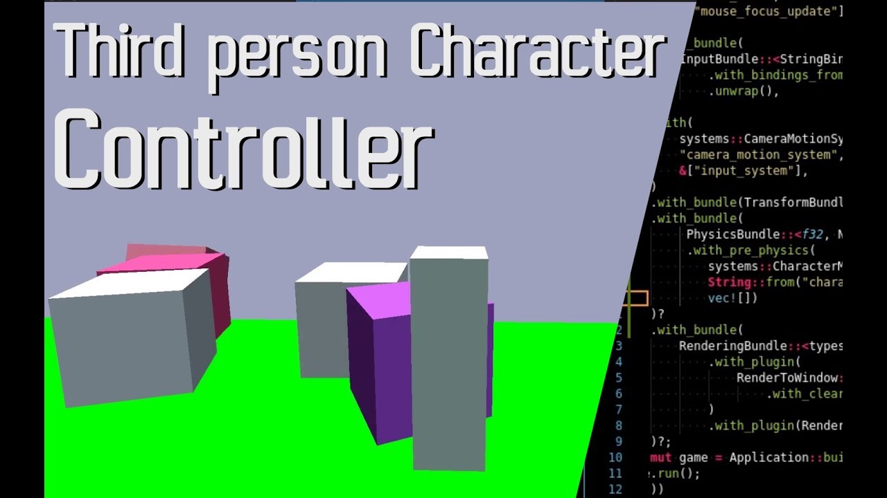 Character controller - Amethyst physics tutorial #2 - YouTube