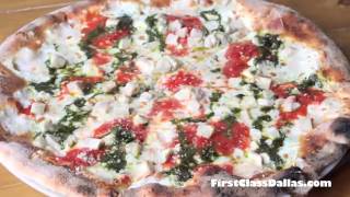 Margarita Pizza With Chicken Pesto Sauce At Olivellas Pizza