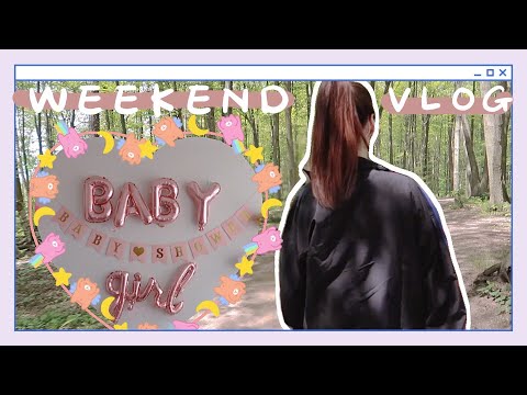 VLOG | 一起去爬山 | 好吃的甜甜圈 | Baby Shower | 逛超市