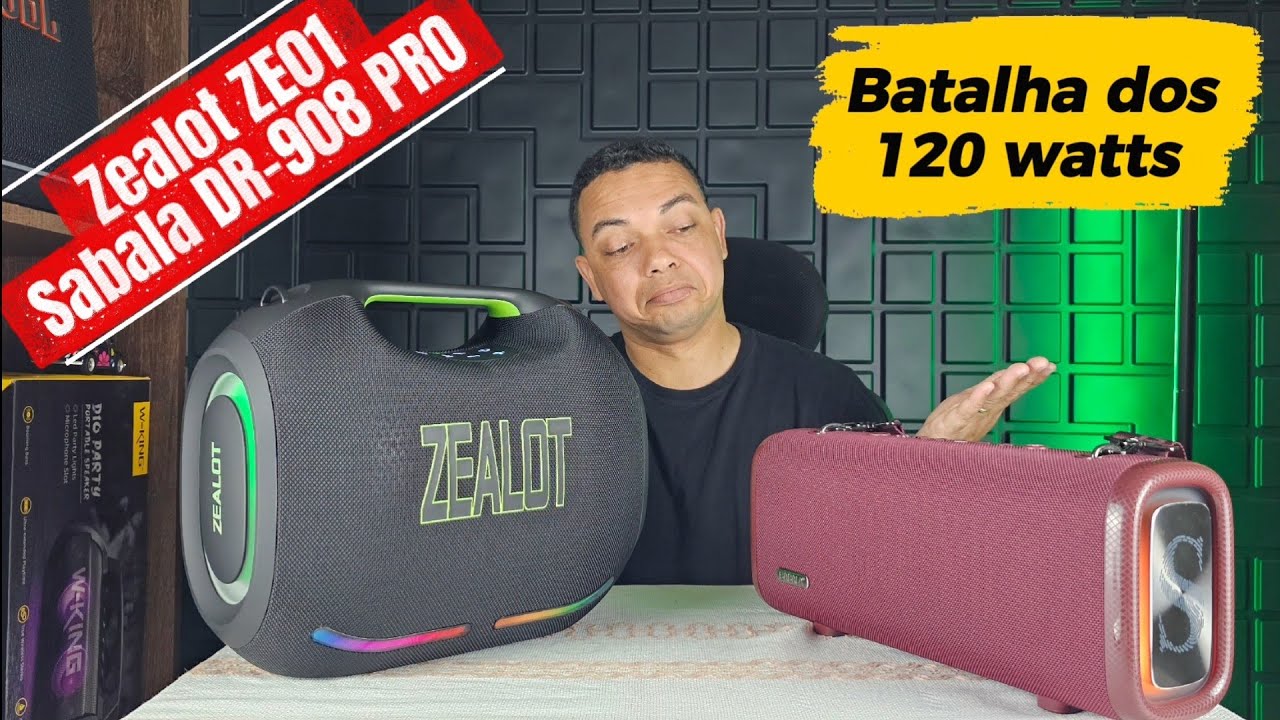 Zealot ZE01 ❌️ Sabala DR-908 PRO. Battle of the 120 watts - YouTube