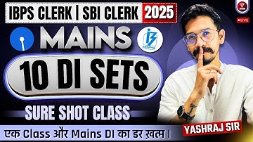 10 Most Important Mains DI Sets by Yashraj Sir | Veteran