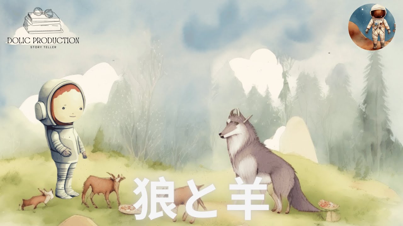 [寓話] - 狼と羊 寝る前の物語, 児童書、オーディオブック、絵本 - YouTube