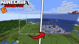 I Transformed the OVERWORLD into an OCEAN in Minecraft Hardcore