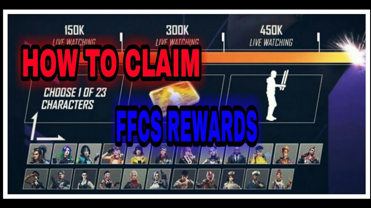 HOW TO CLAIM FFCS REWARDS | EMOTE | CHARACTER | LEVEL 8 PLAY CARD |