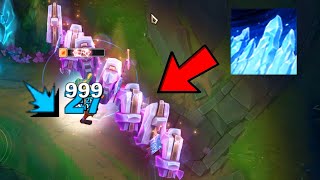 Anivia's wall deals damage now...