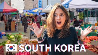 Внутри традиционного рынка в Южной Корее!