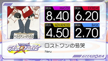 【GITADORA】 ロストワンの号哭 (MASTER ~ BASIC) Drum