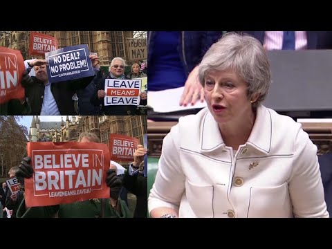 Brexit: Theresa May loses vote, demonstrators take to streets - Brexit: Theresa May loses vote, demonstrators take to streets