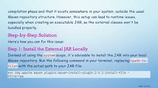 How to Fix NoClassDefFoundError for External JAR's Classes in Java