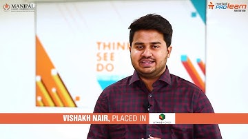 PG Diploma in Data Science - Students Speak: Visakh | Manipal ProLearn