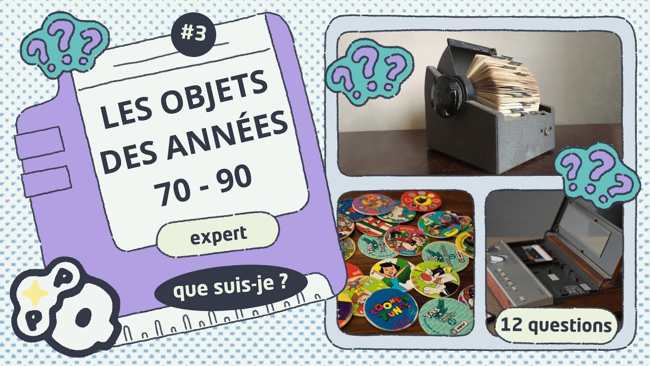 QUIZ difficile - Objets vintage, t’en souviens-tu ? (épisode 3) – 12 questions