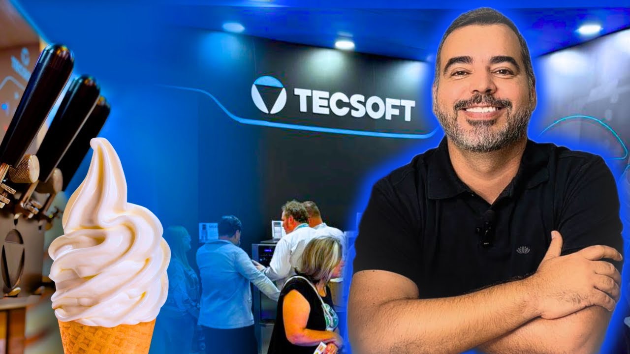 Eu vi as MAQUINAS DE SORVETE EXPRESSO da TECSOFT na FISPAL - YouTube