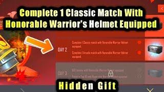Complete 1 Classic Match With Honorable Warrior Helmet Equipped screenshot 5