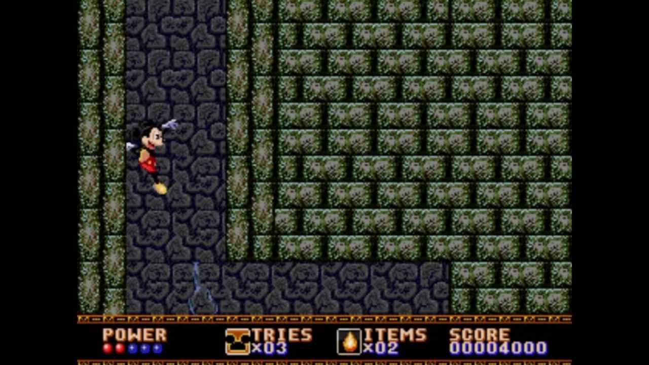 Mickey Mouse Castle Of illusion - SEGA Mega Drive - Gameplay