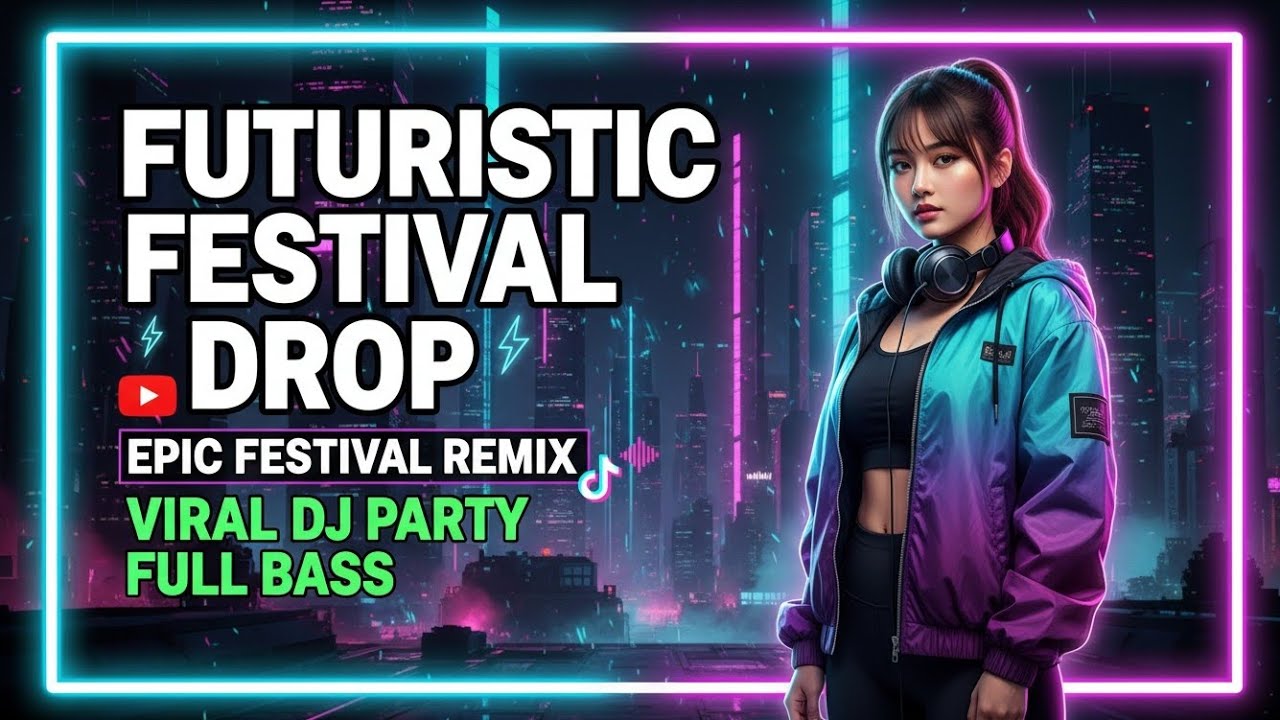 FUTURISTIC FESTIVAL DROPEPIC FESTIVAL REMIXVIRAL DJ PARTY FULL BASS 