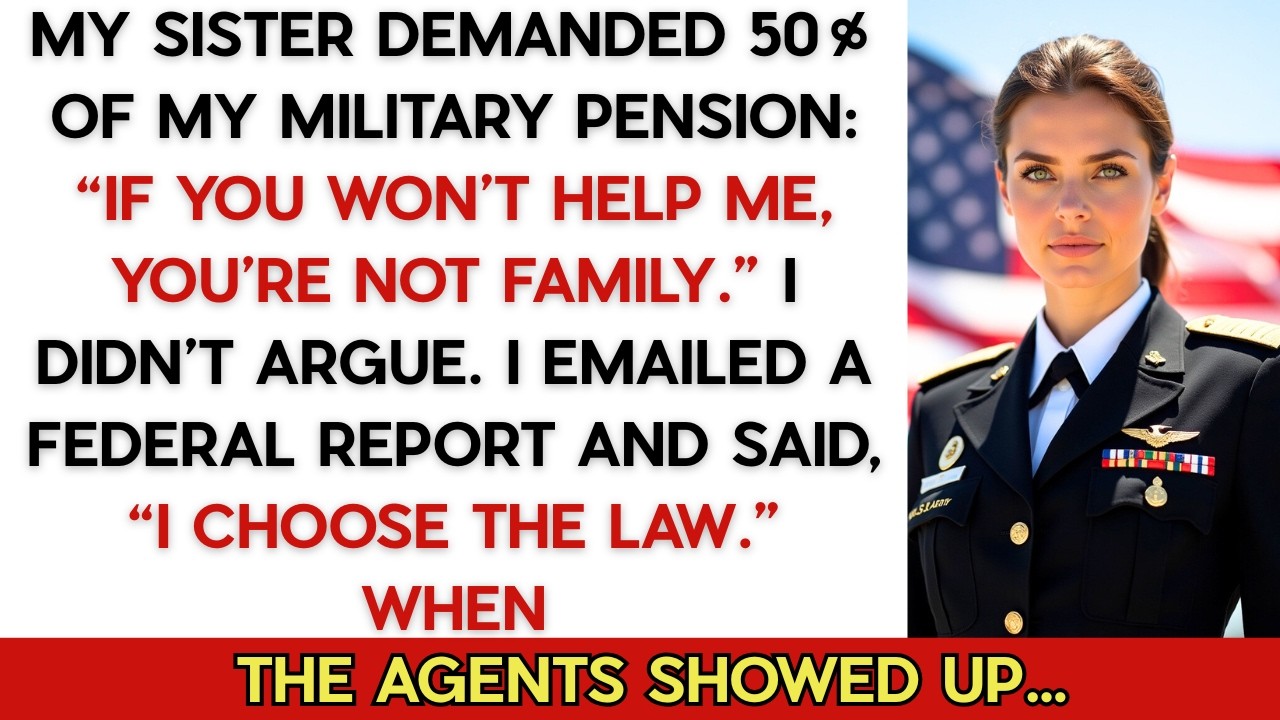 My Sister Demanded My Military Pension — I Smiled And Handed Her A Federal Treason Subpoena.