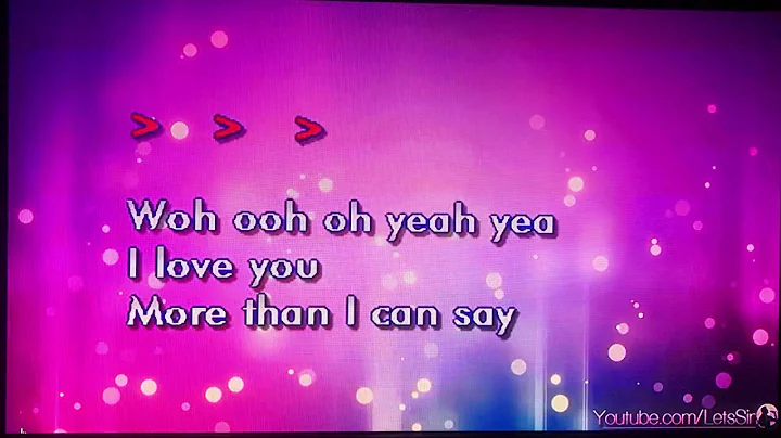 More Than I Can Say - Leo ( S - Tony Phu)