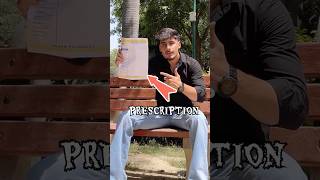 Fake Prescription Prank👨🏻‍⚕️..!