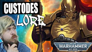 Adeptus Custodes Deep Dive. The ULTIMATE Warriors? | Warhammer 40k Lore