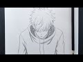 How To Draw Gojo From Jujutsu Kaisen || Anime Drawing Ideas