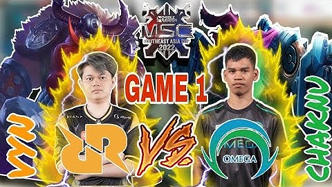 RRQ HOSHI VS OMEGA ESPORTS - GAME 1 | RRQ VS OMG | MOBILE LEGENDS | MSC 2022 DAY 2