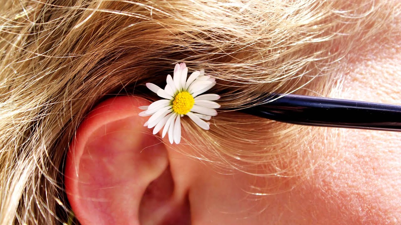 (3D binaural sound) Asmr touching your ears