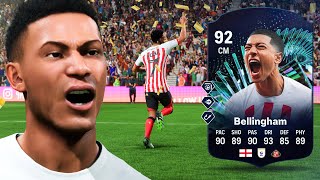 92 TOTS Moments Bellingham moves like his BIG BRO JUDE!! 🔥 FC 24 Player Review