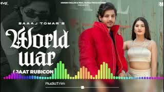 World War (Dj Remix) - Saaaj Tomar Ft. Ira | VJ Paul | Chaahat | Real Music New Haryanvi song 2023