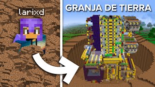 Construimos una Granja Infinita de Tierra en Minecraft