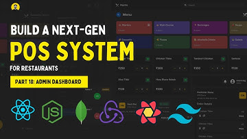 Restaurant POS System with React & Node.js – Part 18: Admin Dashboard + Tables Page | #mern #pos