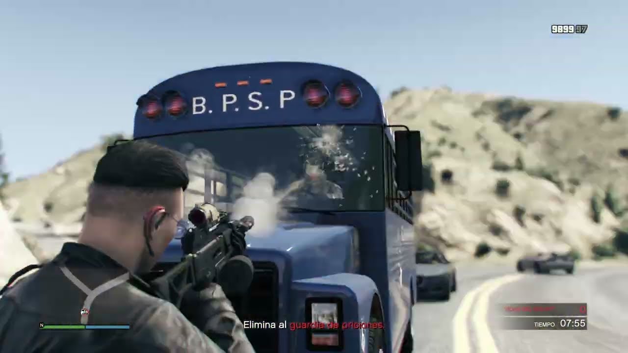 GTA ONLINE - fuga de la prisión, final 2