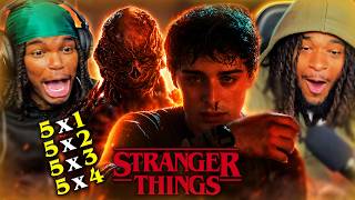 *STRANGER THINGS* S5 Vol. 1 Had Us LOSING OUR MINDS! | Episode 1-4 | REACTION