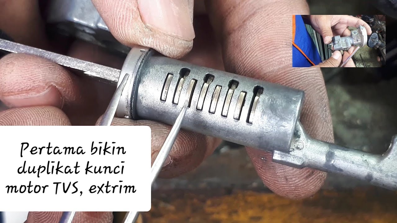Pengalaman pertama bikin duplikat kunci motor TVS hilang gagal 5X solusi extrim