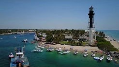 Drone footage of Lighthouse Point, Florida 