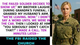 He Called Me A “Failed Soldier” At Our Grandpa’s Funeral Then I Made One Call And The FBI Showed