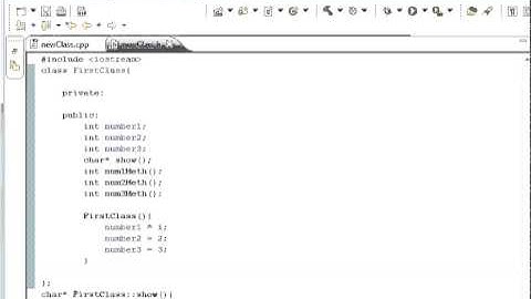 C++ Programming 13 Classes 2, Creating Instances of a classes to access header classes