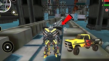 Robot City Battle (Transformer Pickup Robot) - Vegas Crime Simulator Transformer Robots Unlocked