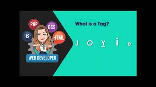 #MaamJoyie 6: HTML Tags & Attributes Part 1 of 4