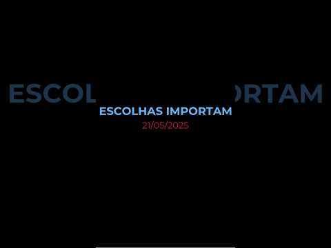 ESCOLHAS IMPORTAM - Oração diária (Devocional 21/05/2025) #devocional #ethicospodcast #oracao