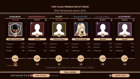 First Class Trouble Epic Personoid Win!