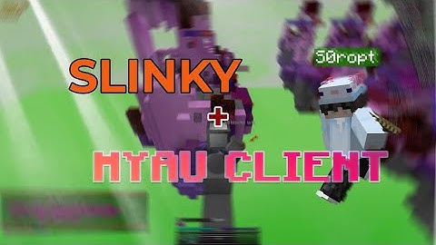 Slinky & Myau Destroying Hypixel! (Keepsprint, scaffold, AB and +)