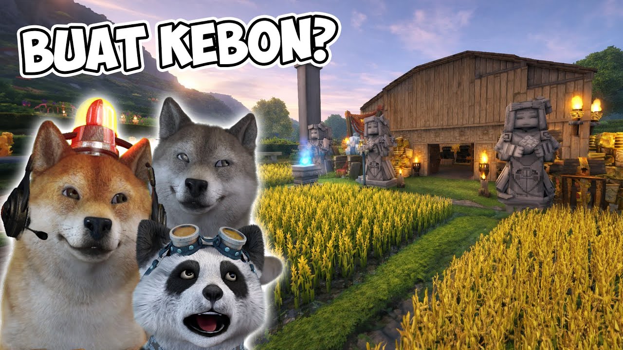 TRIO KOCAK PETUALANGAN DI DUNIA BARU?- Hytale Surival Indonesia #2