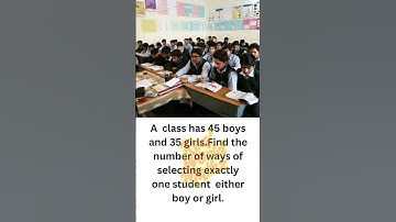 Finding  number of ways #jeemaths #permutations #shorts