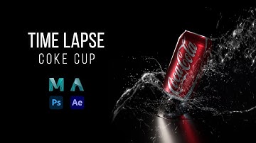 Coca Cola - Modeling, Texturing, Rendering, Compositing - Maya Timelapse