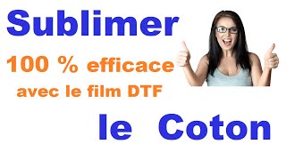 Sublimer le coton, le MDF, le carton, le bois.