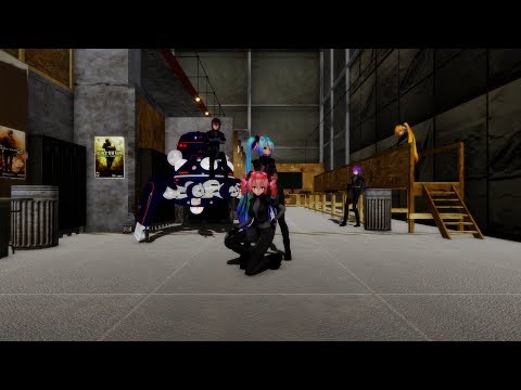 【MMD】 『KiLLER LADY』 by Tda式 初音ミク・重音テト（公安9課Ver） 【4K 60fps】