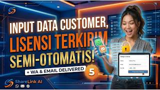#5 (DEMO SOFTWARE) Cara Kirim Lisensi Aplikasi Gemini Canvas ke Pembeli via ShareLink AI screenshot 5